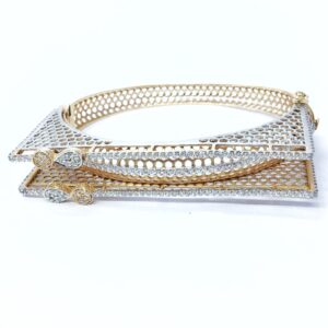 FANCY ROSE GOLD KADA BRACELET