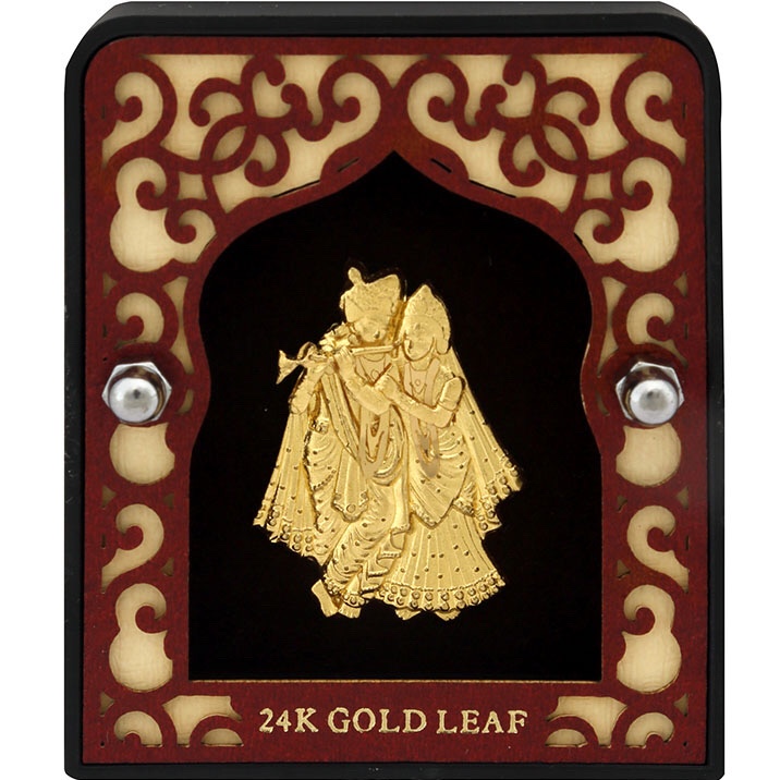 999 GOLD RADHA-KRISHNA FRAME