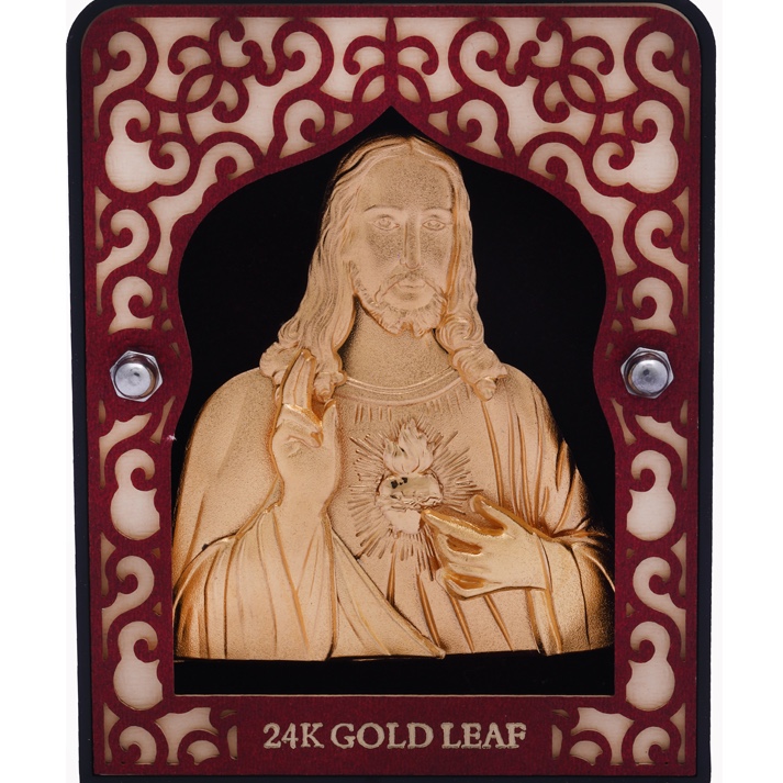 999 GOLD CHRISTIAN FRAME