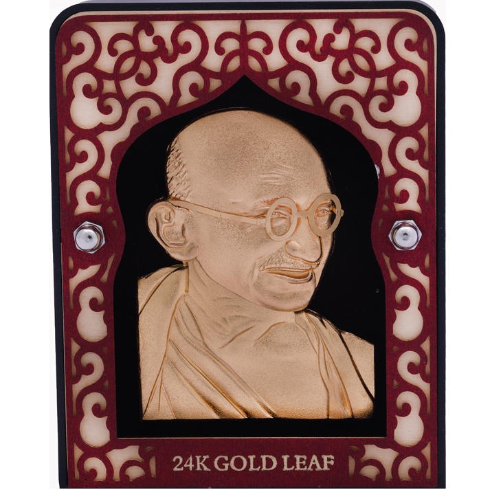 MAHATMA GANDHI 999 GOLD FRAME