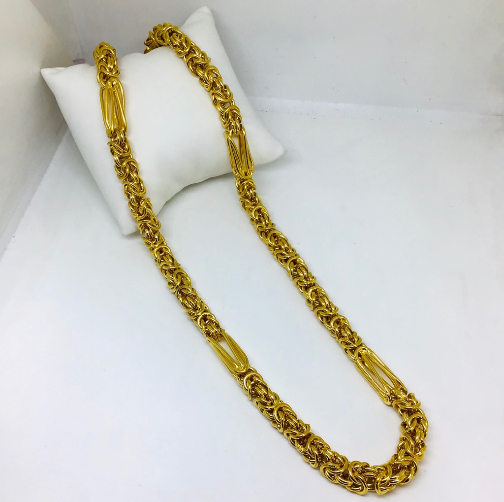 DESIGNING FANCY GOLD CHAIN FOR MEN