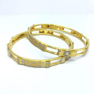 FANCY GOLD BANGLES FOR LADIES