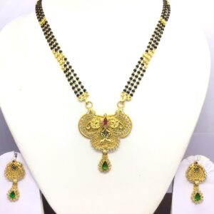 BRANDED FANCY GOLD MANGALSUTRA SET