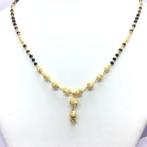 DESIGNING FANCY GOLD VERTICAL MANGALSUTRA