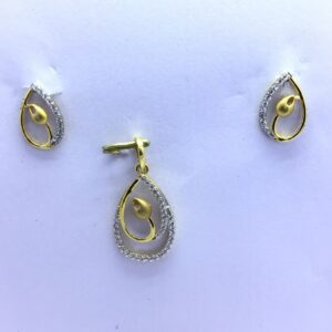 DESIGNING FANCY GOLD PENDANT SET