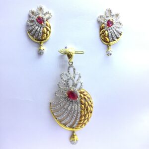 DESIGNED FANCY GOLD PENDANT SET
