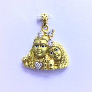 SHIV PARVATI FANCY GOLD PENDANT