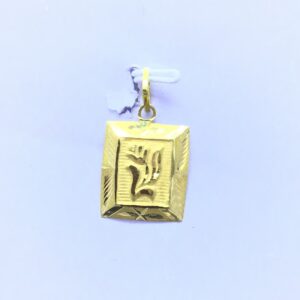 DESIGNING FANCY FLOWER GOLD PENDANT