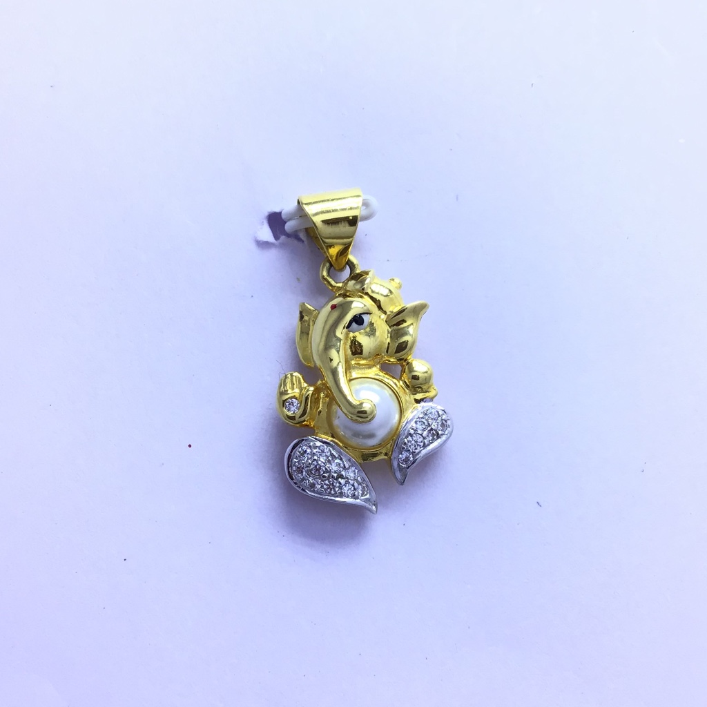 GANESHJI FANCY GOLD PENDANT