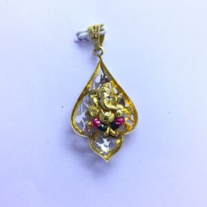GANESHJI FANCY GOLD PENDANT