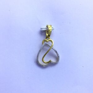 DESIGNING HEART FANCY GOLD PENDANT