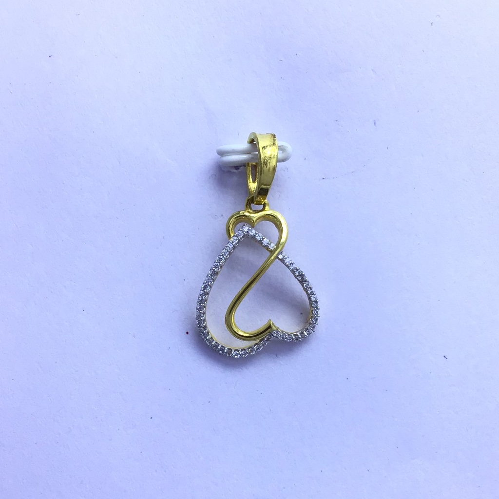DESIGNING HEART FANCY GOLD PENDANT