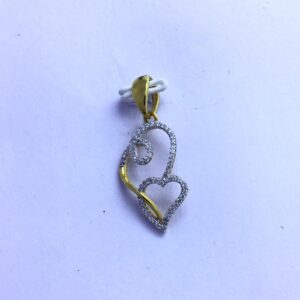 DESIGNING HEART FANCY GOLD PENDANT