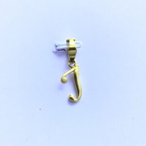 DESIGNING FANCY J LETTER PENDANT