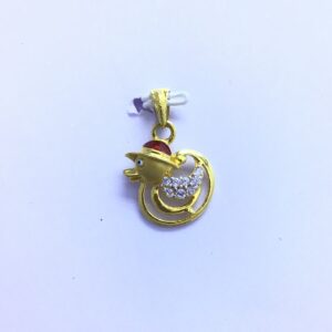 DUCK FANCY GOLD PENDANT