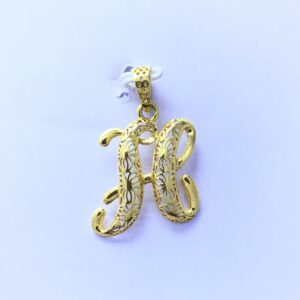 H LATTER GOLD PENDANT