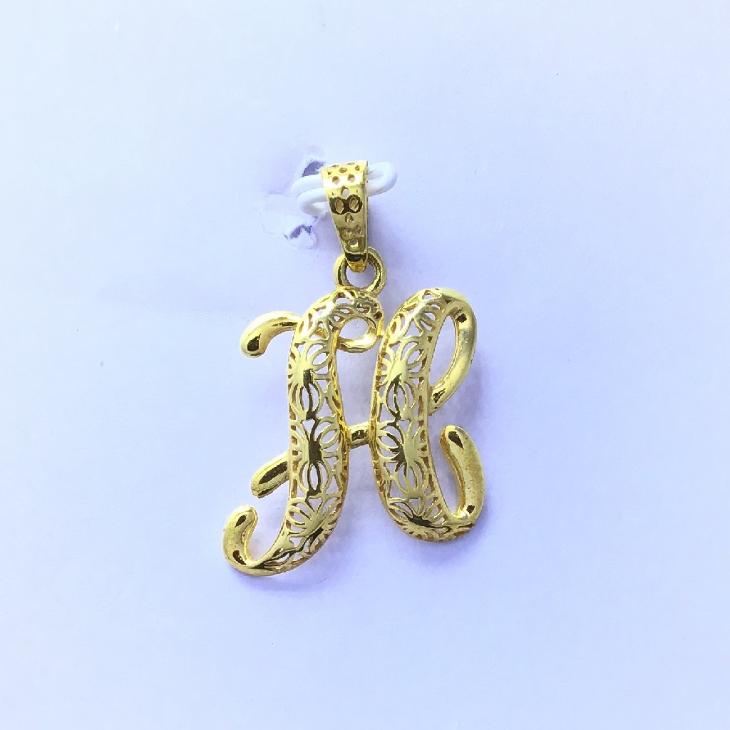 H LATTER GOLD PENDANT