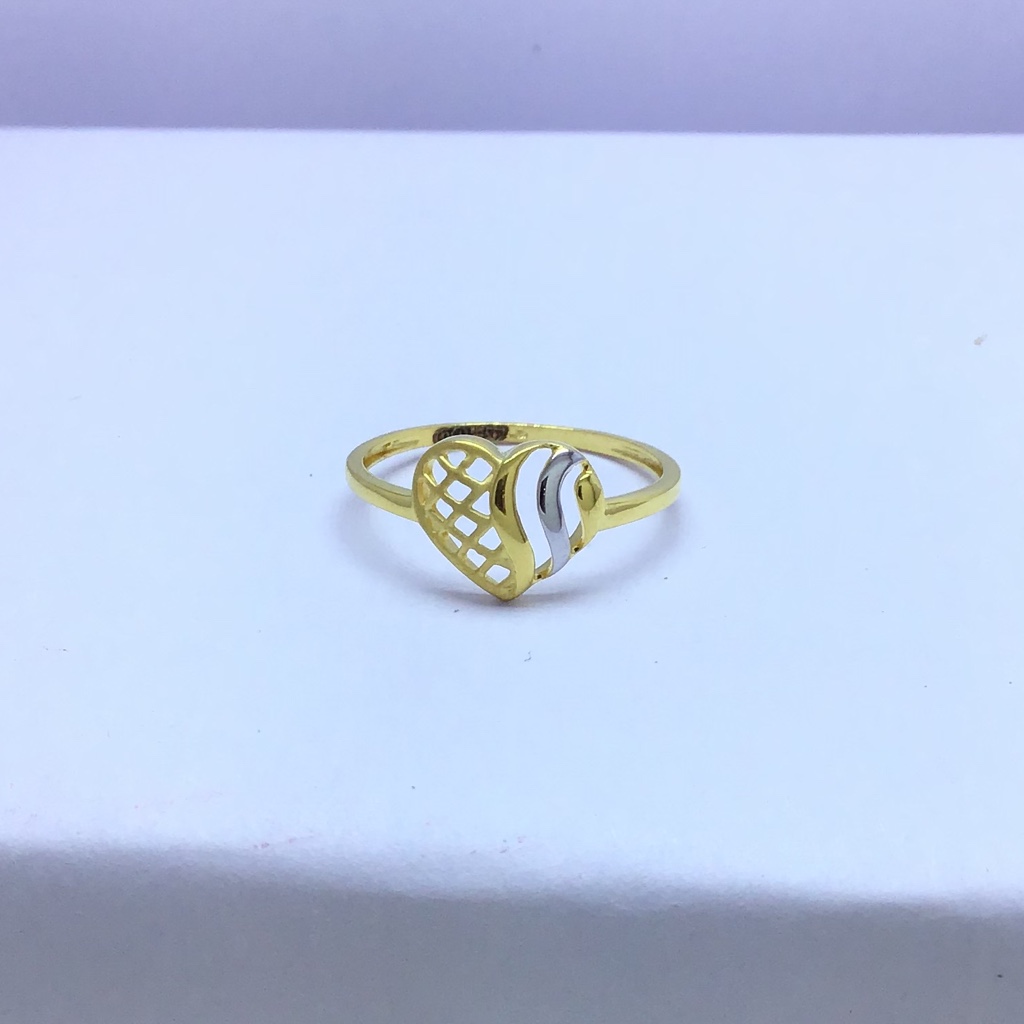 designing heart fancy gold ladies ring