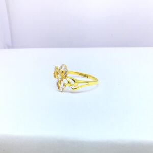 designing fancy ladies gold ring