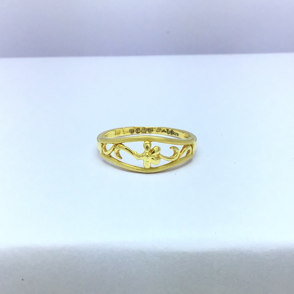 branded fancy ladies gold ring