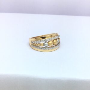 designing fancy rose gold ladies ring