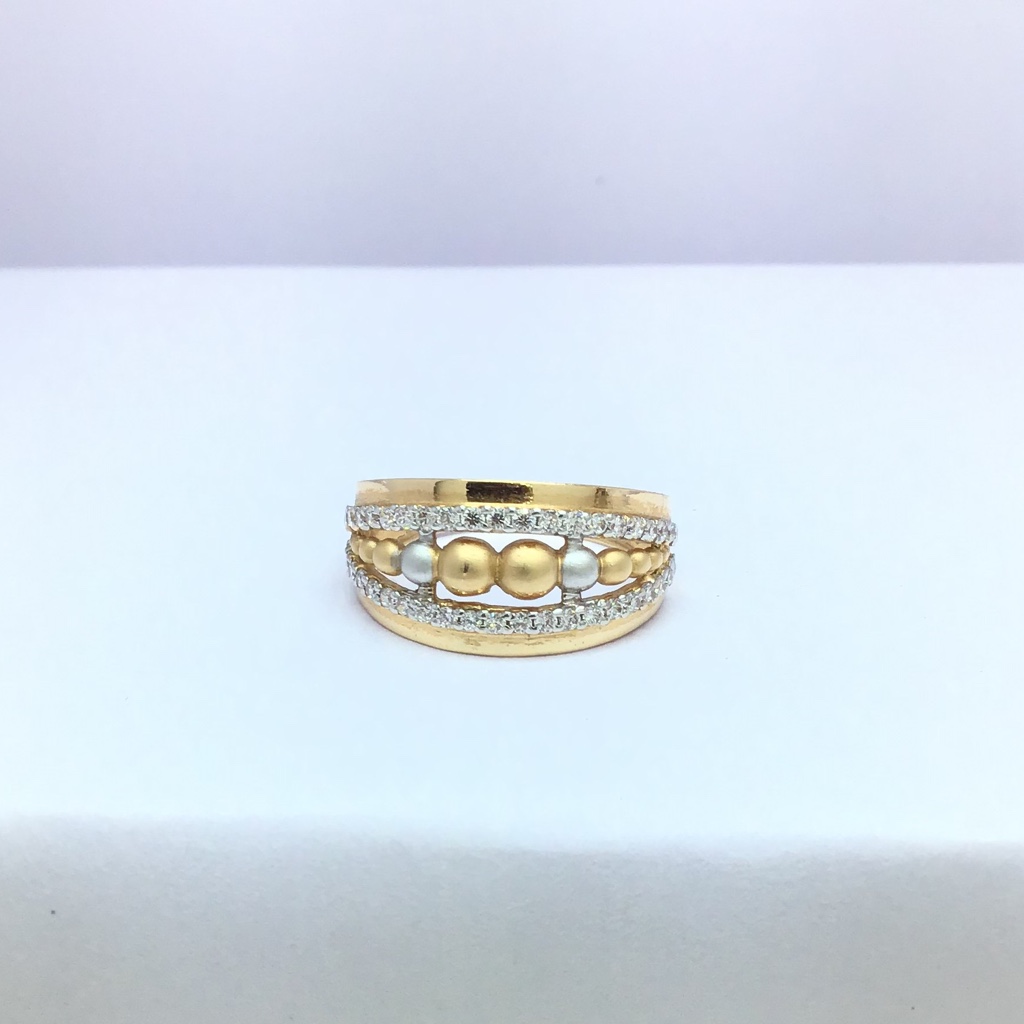 designing fancy rose gold ladies ring