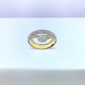 designing rose gold fancy ladies ring