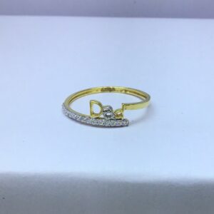 designing fancy gold ladies ring