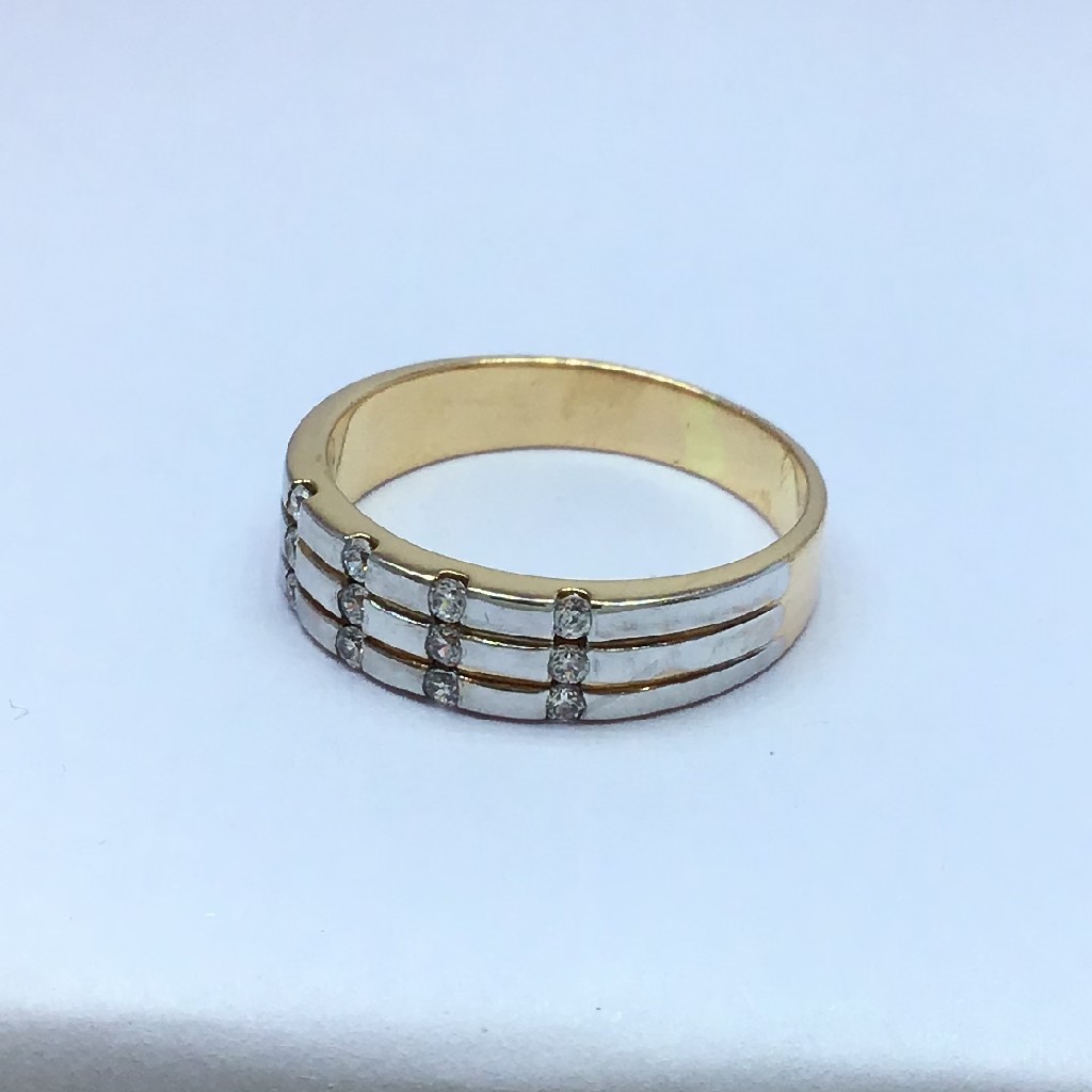 fancy rose gold ladies ring - Image 2