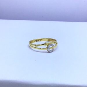 branded fancy ladies gold ring