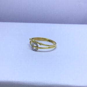 branded fancy ladies gold ring