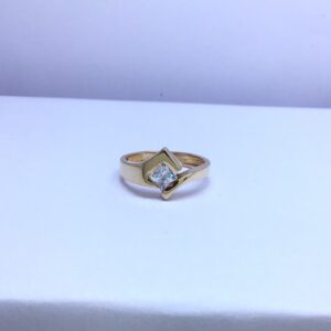 rose gold fancy ladies ring