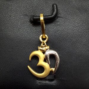 Designing gold om pendant