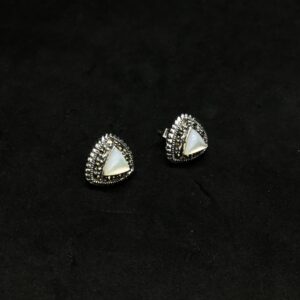 925 fancy stone earring