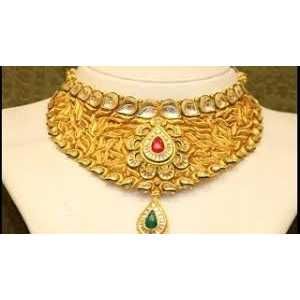 Antique Kundan Bridal Necklace Set
