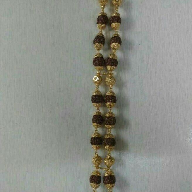 22kt/916 Gold Gents Rudhraksh Bracelet