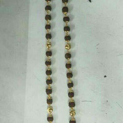 22kt /916 Gold Classic Gents Rudhraksh Mala
