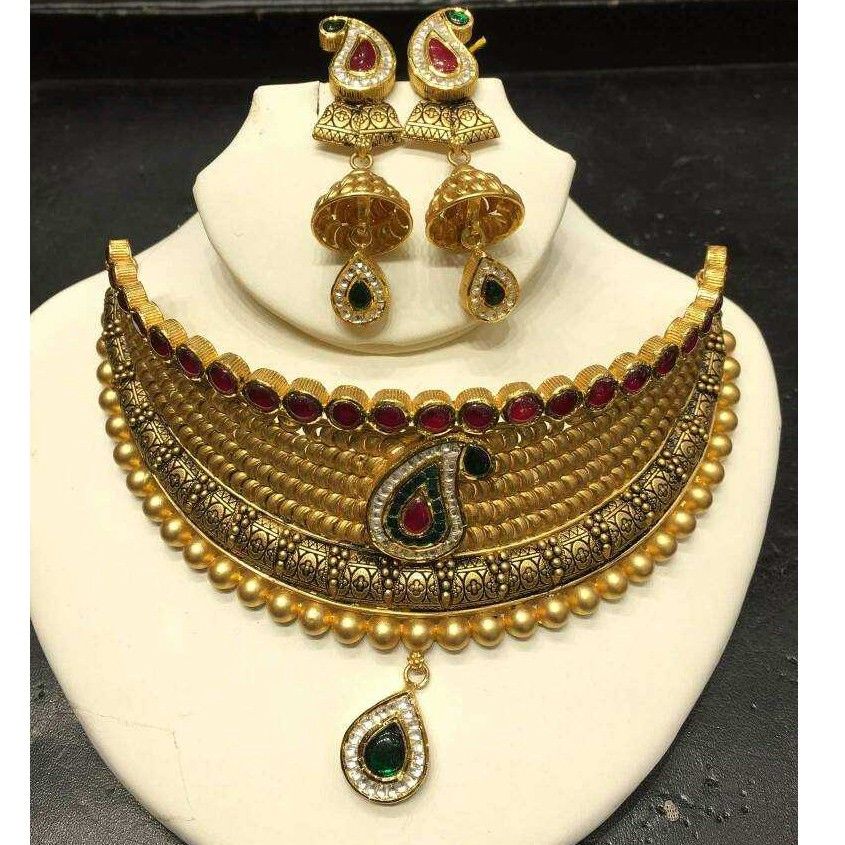 22KT  Kundan Necklace For Ladies