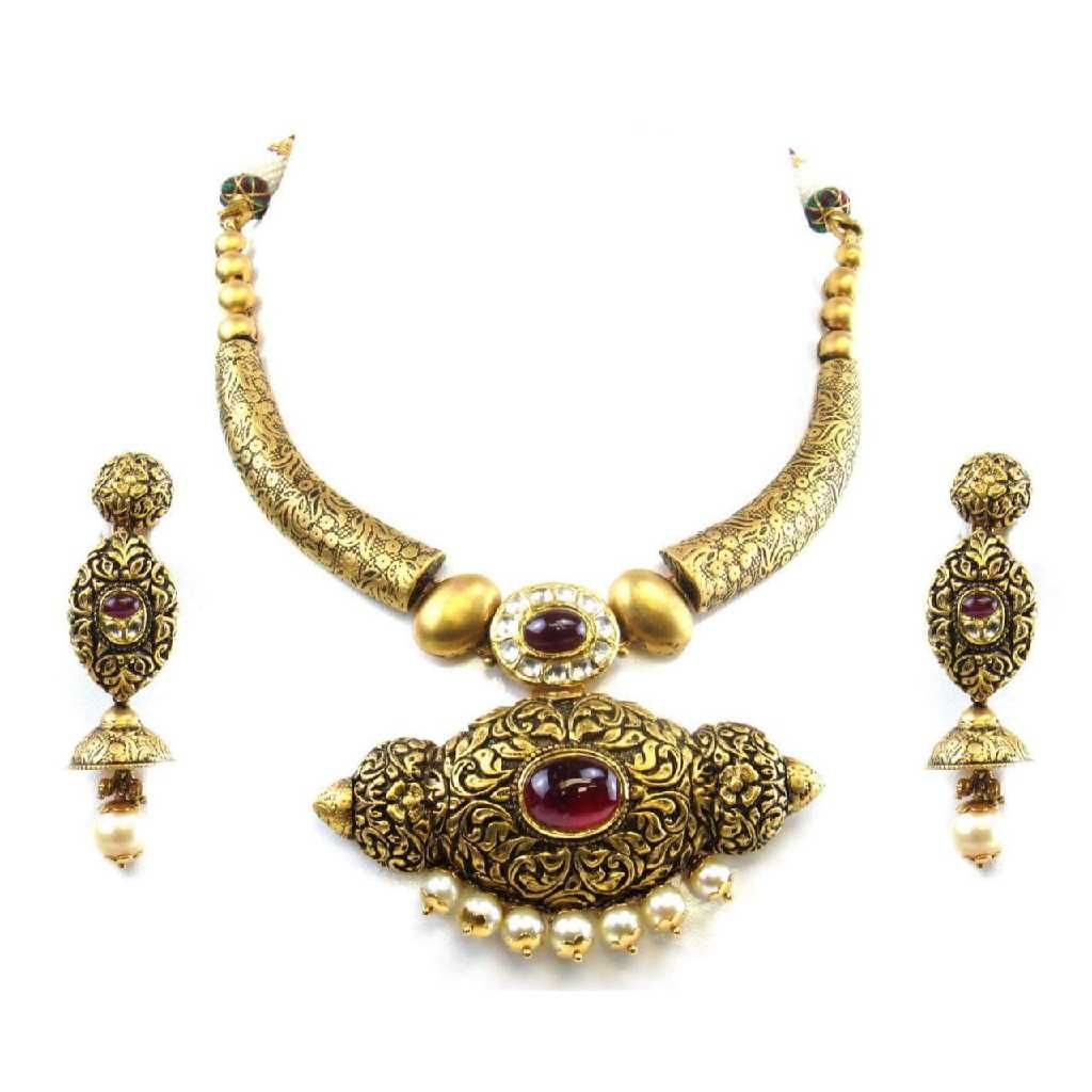 Antique Gold Necklace Set