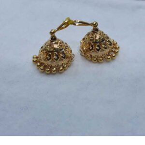 916 Gold Classic Jhumar Earring