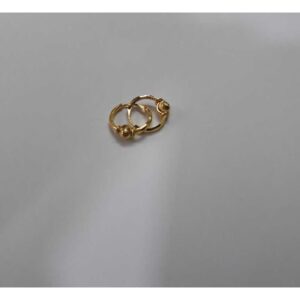 18KT Yellow Gold Earring ( Bali )