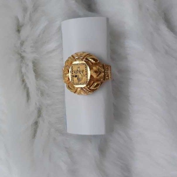18kt Gold Designer Gents Ring