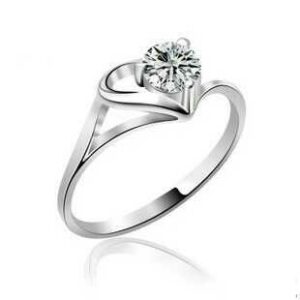 925 Sterling Silver Diamond Ring