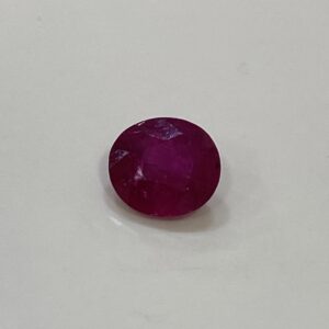 3.58ct oval red ruby-manek