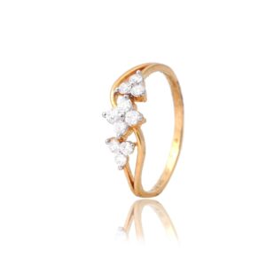 22KT Gold Fancy Diamond Ring