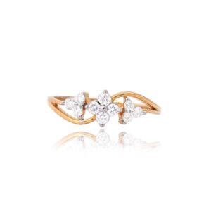 22KT Gold Fancy Diamond Ring