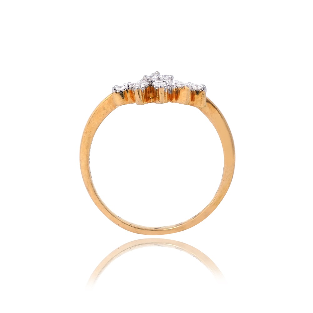 22Kt Gold Designer Diamond Ring - Image 3