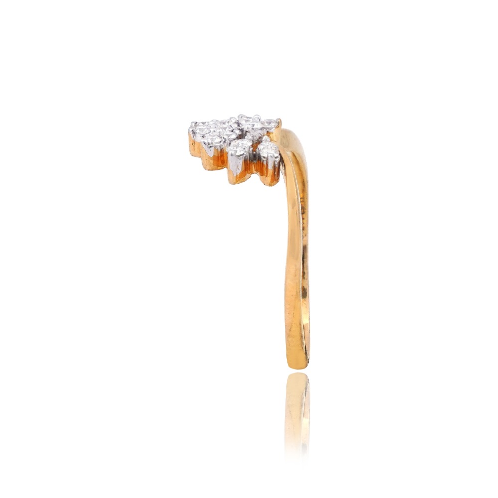 22Kt Gold Designer Diamond Ring - Image 2