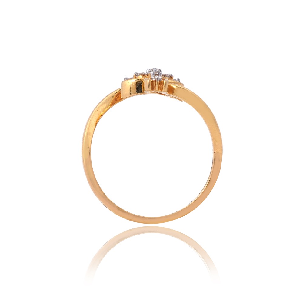 22K Gold Classic Diamond Ring - Image 3