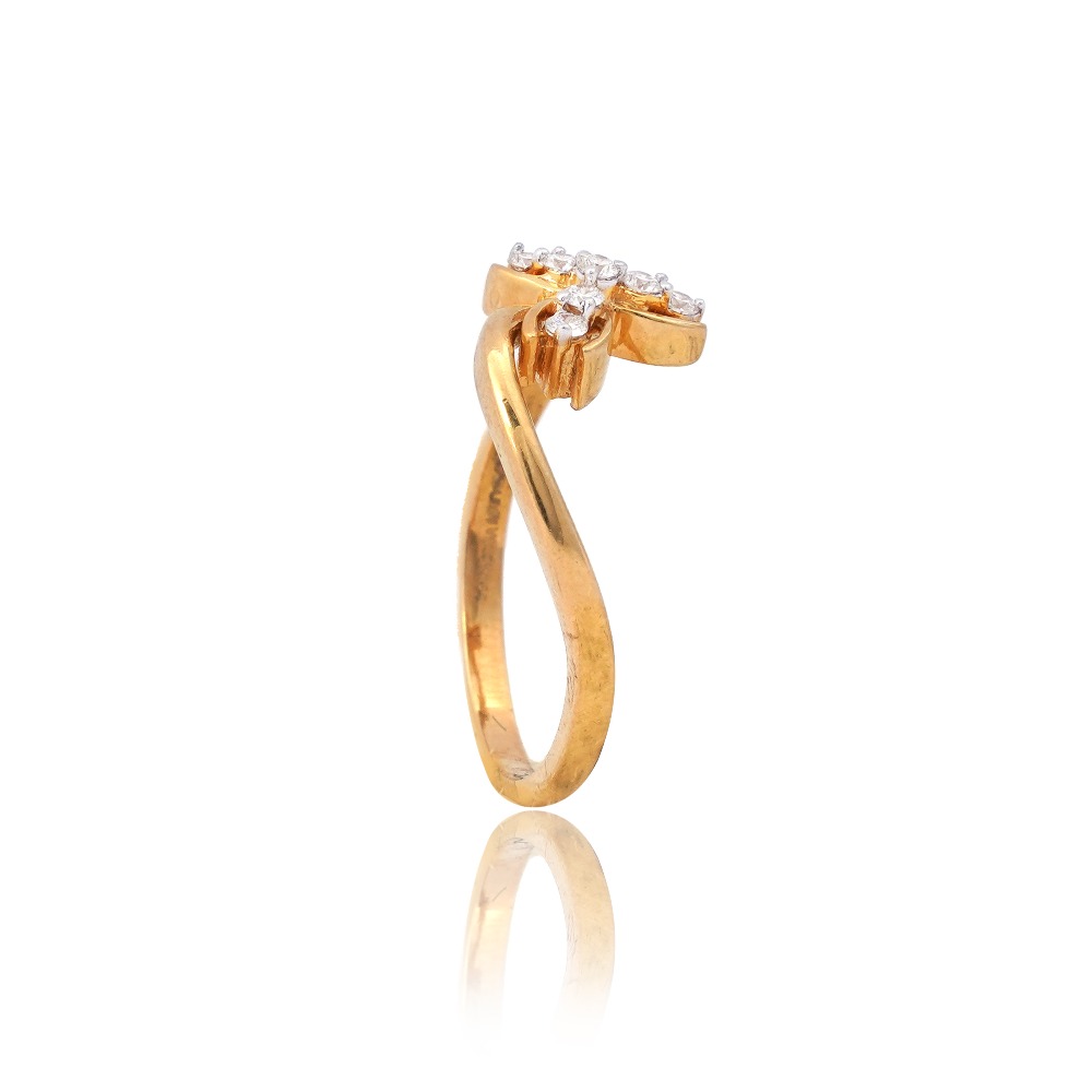 22K Gold Classic Diamond Ring - Image 2